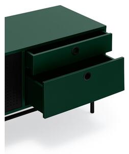 Čierno-zelený televízny stolík Teulat Punto