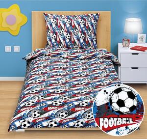 Bellatex Bavlnené obliečky Junior Futbal, 140 x 200 cm, 70 x 90 cm