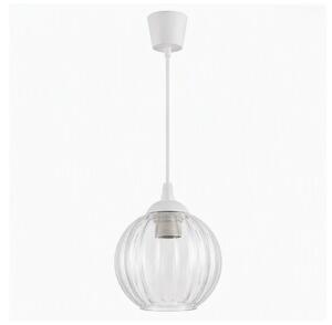 Brilagi - LED závesné svietidlo na lanku RETRO GLASS 1xE27/60W/230V pr. 18 cm biela/číra