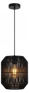 Aigostar - Závesný luster na lanku 1xE27/60W/230V čierny pr. 23 cm