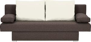 ROZKLADACIA POHOVKA, textil, hnedá, prírodné farby Carryhome - Sedačky, Online Only