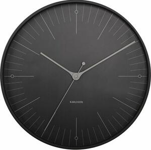 Karlsson 5769BK dizajnové nástenné hodiny, pr. 40 cm