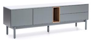 Modrý/sivý TV stolík 180x56 cm Corvo – Teulat