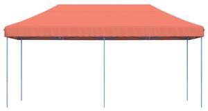 Skladací pop-up párty stan tehlový 580x292x315 cm