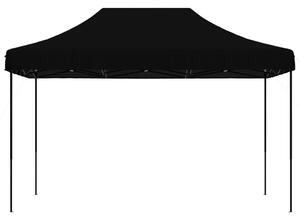 Skladací pop-up párty stan čierny 410x279x315 cm