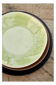 Svetlozelený kameninový polievkový tanier Costa Nova Riviera, ⌀ 25 cm