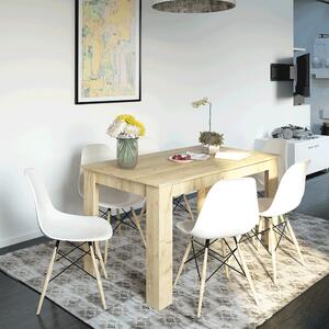 TEMPO Jedálenský stôl, dub artisan, 140x80 cm, GENERAL NEW