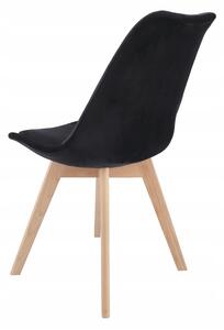 Dekorstudio Jedálenská čalúnená stolička BARI - čierna