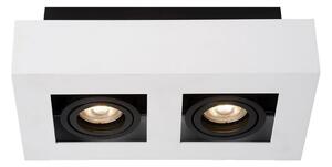 Italux IT8001S2-WH / BK stropné bodové svietidlo Casemiro 2x50W | GU10