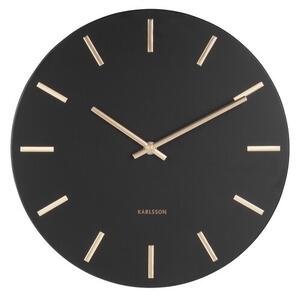 Karlsson 5821BK Dizajnové nástenné hodiny pr. 30 cm