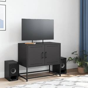 TV skrinka čierna 68,5x39x60,5 cm oceľ