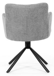 Jedálenská stolička sivá DCH-T1122 GREY2