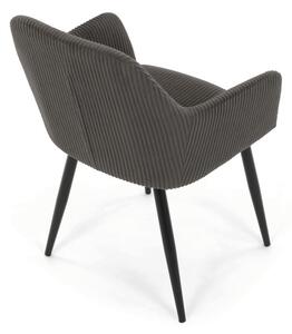 Jedálenská stolička sivá DCH-V4009 GREY6