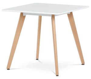 Jedálenský stôl DT-312 biely / naturálny