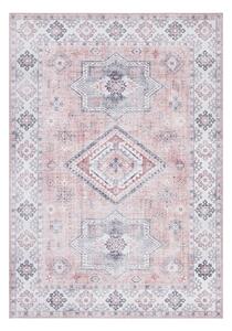 Svetloružový koberec Nouristan Gratia, 120 x 160 cm