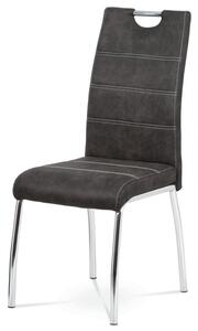 Jedálenská stolička sivá HC-486 GREY3