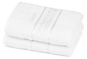 4Home Bamboo Premium uterák biela, 50 x 100 cm, sada 2 ks