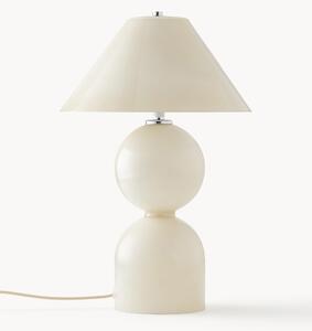 Nastaviteľná sklenená stolová lampa Danielle