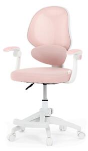 Detská otočná stolička ružová KA-W8008 PINK