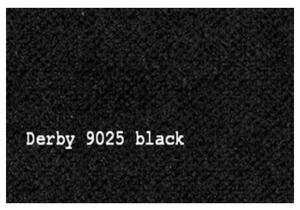 Posteľ boxspring CHERYL čierna, 180x200 cm