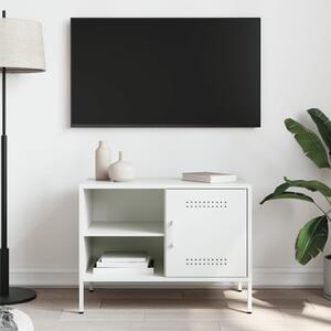 TV skrinka biela 68x39x50,5 cm oceľ