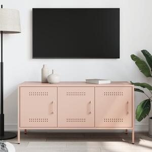 TV skrinka ružová 100,5x39x50,5 cm oceľ