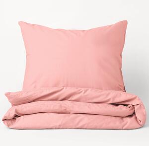 Goldea bavlnené posteľné obliečky - pastelovo ružové 140 x 200 a 70 x 90 cm