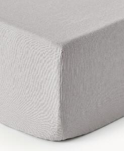 Elastická plachta na kontinentálnu posteľ z vypraného ľanu Airy