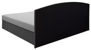 Posteľ s matracom LEXIA sivá/čierna, 170x195