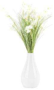 Umelé lúčne kvetiny 51 cm, biela