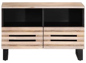 TV skrinka, biela 70x34x46 cm, mangový masív