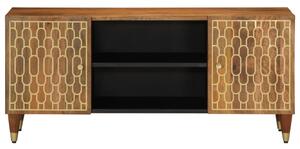 TV skrinka 105x33x46 cm masívne mangovníkové drevo