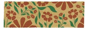 Rohožka z kokosového vlákna 40x120 cm Red & Green Floral – Artsy Doormats