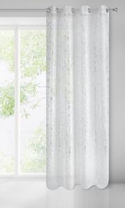 Biela záclona na krúžkoch ALISA 140x250 cm