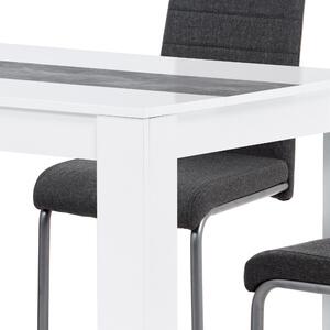 Jedálenský stôl IGOR biela/betón