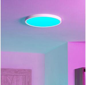 Eglo 901726 -LED RGBW stmievateľné kúpeľňové stropné svietidlo FUEVA-Z LED/17,5W/230V 38,9cm IP44 biela