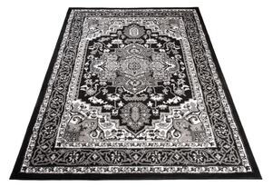 TA Koberec Q011A BLACK EUFRAT ESM Čierny Obdĺžnikový Rozmer: 70X140 cm