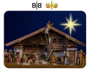 Vianočné prestieranie - 018, Betlehem