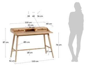 Pracovný stôl LA Forma Nalu, 60 x 110 cm