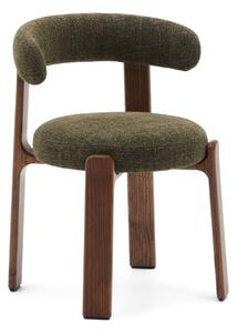 Kaki/hnedá jedálenská stolička z jaseňového dreva Granite – Kave Home