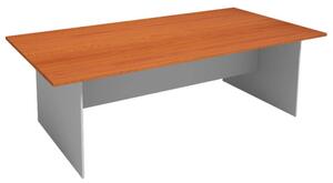 Rokovací stôl PRIMO GRAY, 2400 x 1200 mm, sivá/čerešňa