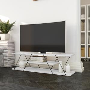 TV stolík CANAZ biela/čierna