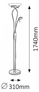 Rabalux 4077 Gamma stojanové svietidlo R7S 1x28W+G9 1x40W matný chrom