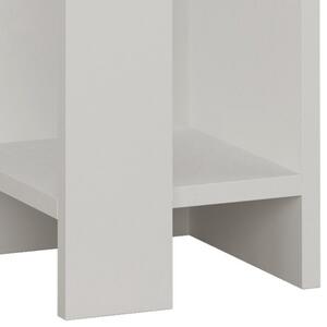 Nočný stolík ELOS biela, pravé vyhotovenie