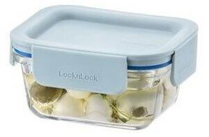 LOCKnLOCK Dóza sklenená obdĺžniková CLEAR, 160 ml, mint, 160 ml
