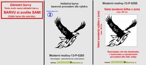 Moderné motívy-13 Let orla, Samolepky na stenu