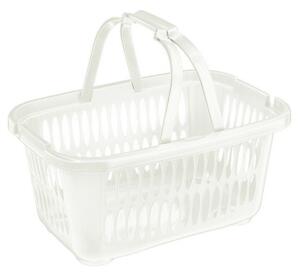 Tontarelli Kôš na čistú bielizeň COVER LINE s rukoväťou 19,4 l, biela
