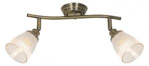 Rabalux 5015 stropné bodové svietidlo Martha 2x40W | E14 | IP20 - antický bronz