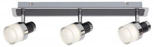 Rabalux 5023 LED kúpeľňové nástenné bodové svietidlo Harold 1x15W | 1200L | 4000K | IP44 - chróm s čiernymi prvkami