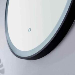 Dizajnové zrkadlo Sunner LED čierne 0 zrkadlá